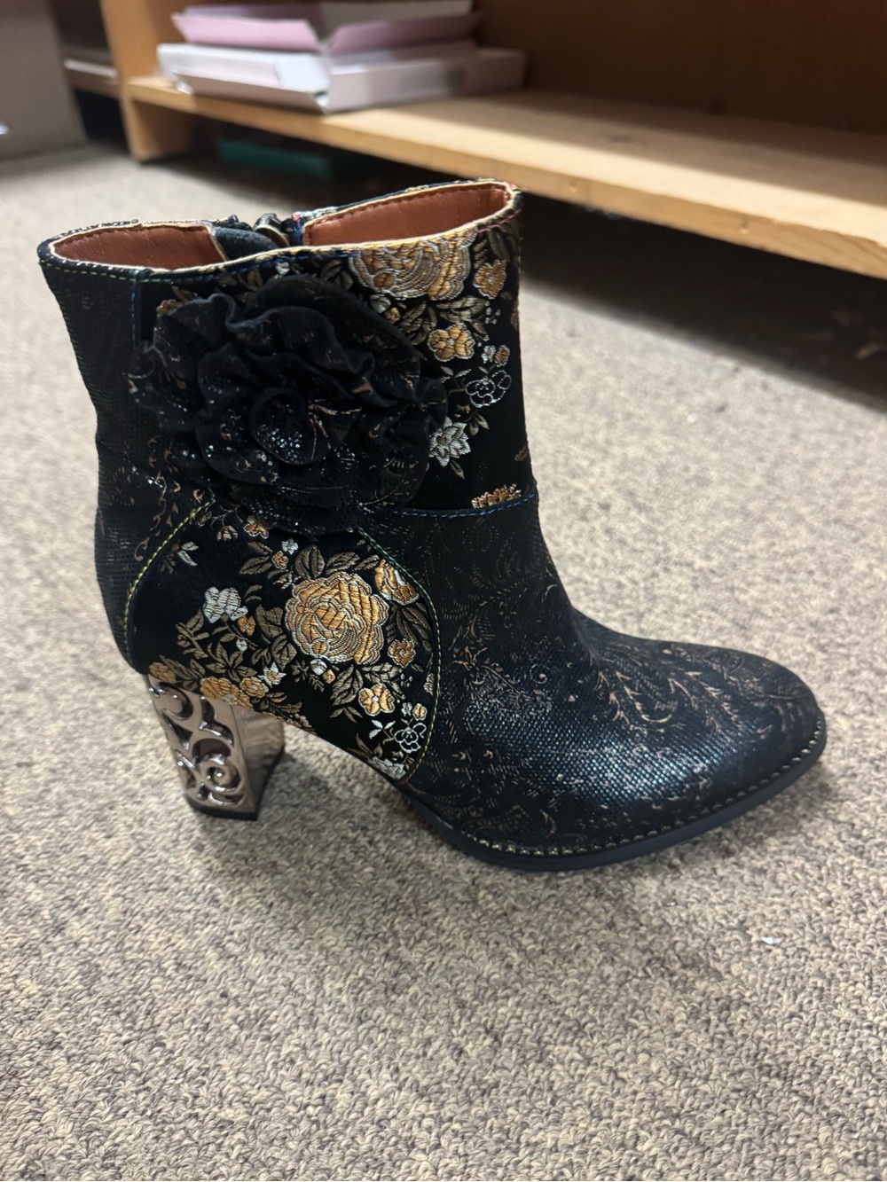 L'ARTISTE MONET BOOT - BLACK MULTI